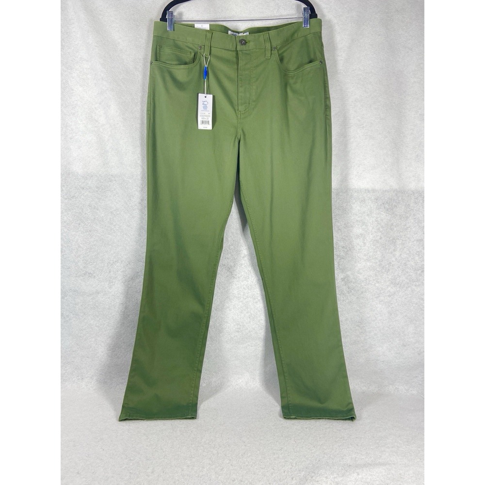 Southern Tide Sullivan 5 Pocket Pants Men's 36x32 Bronze Green Flat Front New